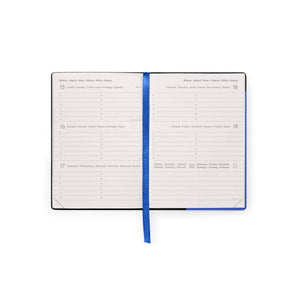 Legami - Agenda Pequeña Semanal de 12 Meses 2027 - Eclectic Blue