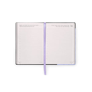 Legami - Agenda Diaria Pequeña de 12 Meses 2027 - Cosmic Lilac