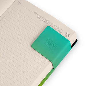 Legami - Agenda Diaria Pequeña de 12 Meses 2027 - Shades Green