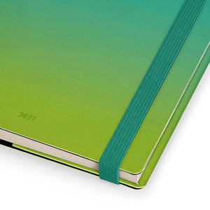 Legami - Agenda semanal mediana de 12 meses con cuaderno 2027 - Shades Green