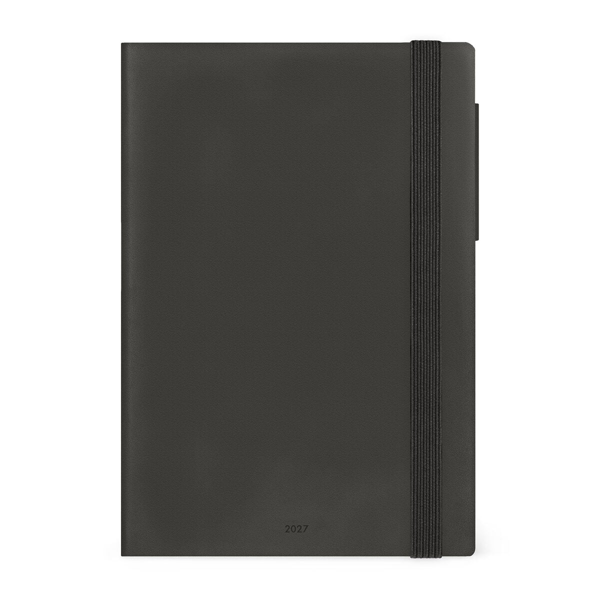 Legami - Agenda Semanal Mediana de 12 Meses con Cuaderno 2027 - Black Suit