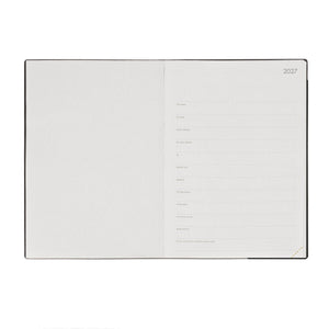 Legami - Agenda Diaria Grande de 12 Meses 2027 - Black Suit