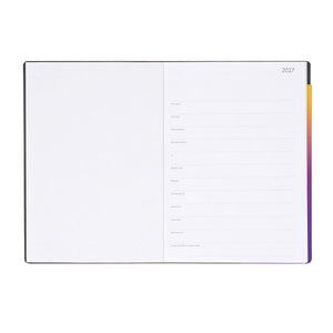 Legami - Agenda semanal y diaria grande de 12 meses 2027 - Sunset Vibes