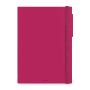 Legami - Agenda semanal maxi de 12 meses 2027 - Raspberry Jam