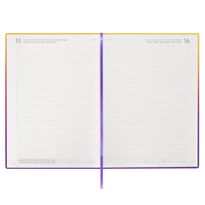 Legami - Agenda Diaria Maxi 13 Meses 2027 - Sunset Vibes