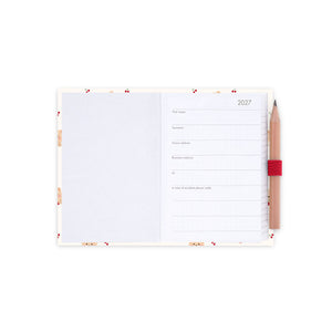 Legami - Agenda fotográfica mini de 2 días y 12 meses 2027 - Oso Blanco