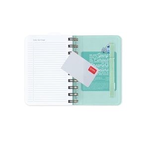 Legami - Agenda Diaria Pequeña con Espiral 12 Meses 2027 - Kitty Bubble Tea
