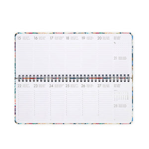 Legami - Planificador de escritorio de 12 meses 2027 - Pegatinas de viaje