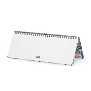 Legami - Planificador de escritorio de 12 meses 2027 - Pegatinas de viaje