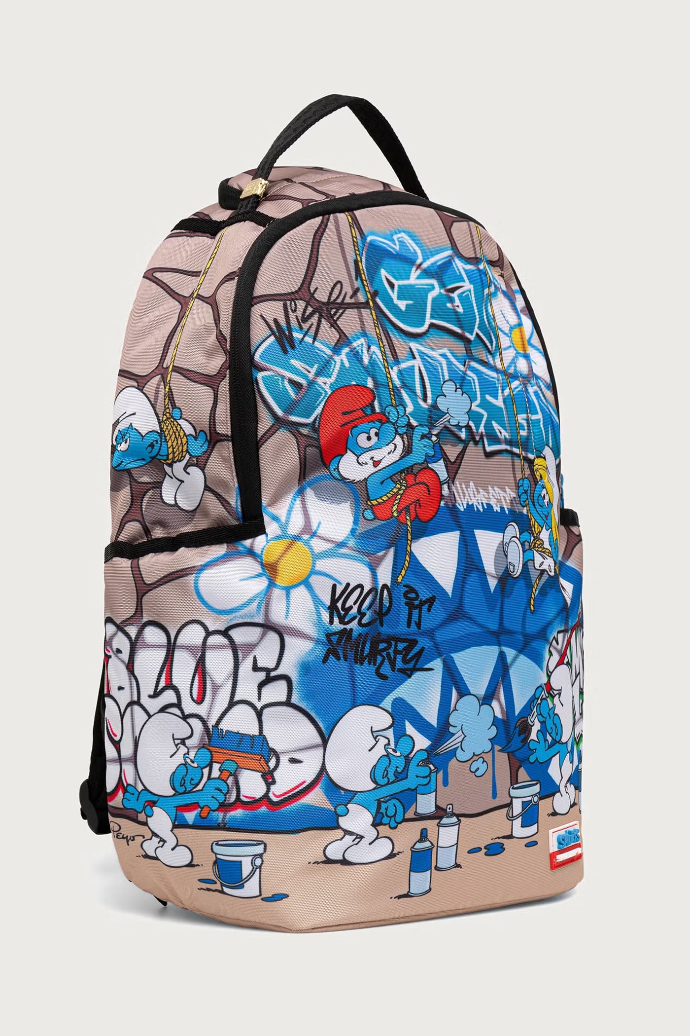 Sprayground - Mochila SMURFS beige 910B9084NSZ