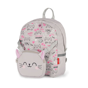 Legami - Mochila 2 en 1 Kitty con bolsillo frontal extraíble - ¡Súper mona!