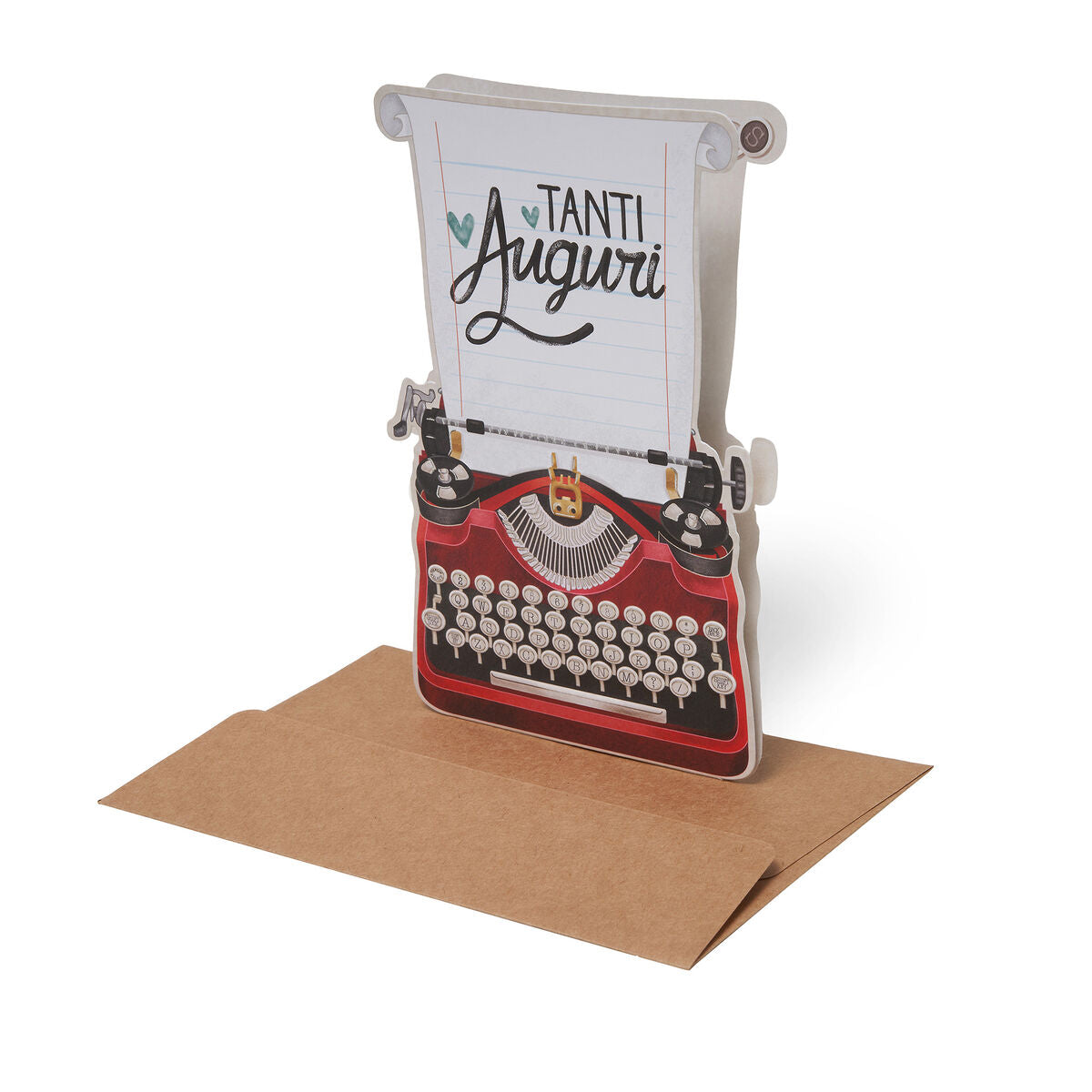Legami - Tarjeta de Felicitación - Typewriter
