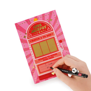 Legami - Tarjeta de felicitación para rascar - Lotería del Amor