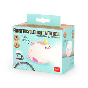 Legami - Luz Delantera de Bicicleta y Timbre - Unicornio - Luz Delantera de Bicicleta y Timbre