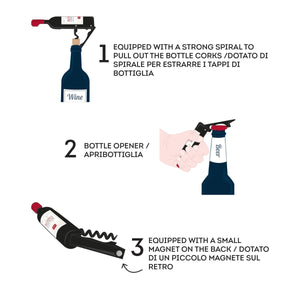Legami - Destapador de Botellas Wine Lover