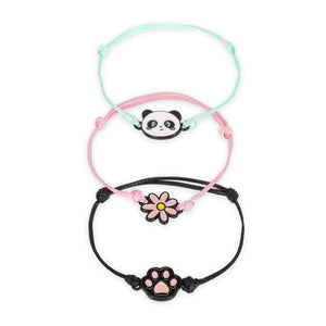 Legami - Set de 3 Pulseras - Panda