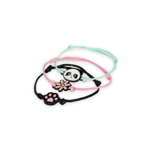 Legami - Set de 3 Pulseras - Panda