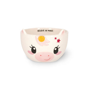 Legami - Cuenco de cerámica para cereales - Unicornio - ¡Buongiorno!