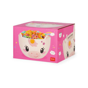 Legami - Cuenco de cerámica para cereales - Unicornio - ¡Buongiorno!
