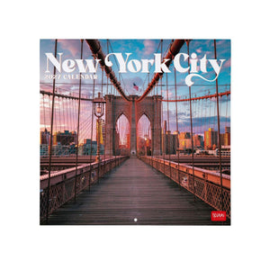 Legami - Calendario de pared Nueva York 2027 - 30 x 29 cm