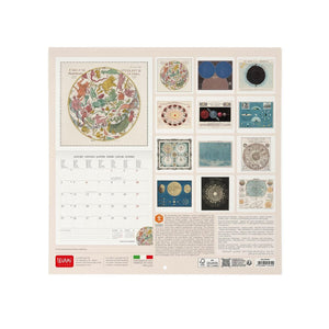 Legami - Calendario de Pared 2027 Mapas Celestiales - 30 x 29 cm