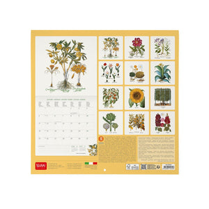 Calendario de pared Herbarium 2027 de Legami - 30 x 29 cm