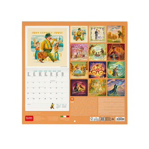 Legami - Calendario de pared 2027 Book Lover's - 30 x 29 cm