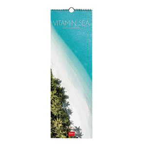 Legami - Calendario de pared Vitamin Sea 2027 - 16 x 49 cm