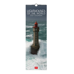 Legami - Calendario de pared Lighthouses World 2027 - 16 x 49 cm