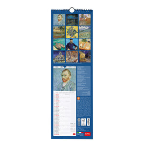 Legami - Calendario de Pared 2027 Vincent Van Gogh - 16 x 49 cm