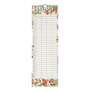 Calendario de pared Legami - My Secret Garden 2027 - 16 x 49 cm