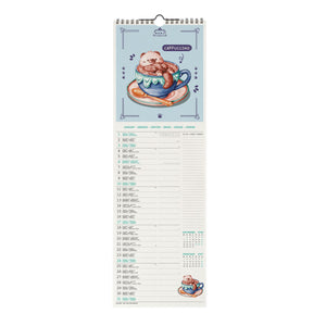 Legami - Calendario de Pared Cutie Foodie 2027 - 16 x 49 cm