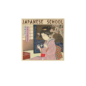 Legami - Calendario de pared Japanese School 2027 - 18 x 18 cm
