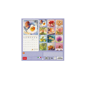 Legami - Good Vibes Only 2027 Calendario de Pared - 18 x 18 cm