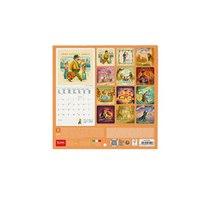Legami - Calendario de pared 2027 - 18 x 18 cm - Amante de los libros