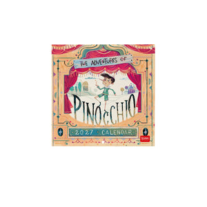 Legami - Calendario de Pared Pinocho 2027 - 18 x 18 cm