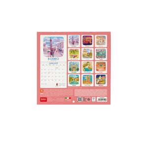 Legami - Italia 2027 Calendario de Pared - 18 x 18 cm