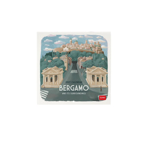 Legami - Calendario de Pared Bérgamo y sus Alrededores 2027 - 18 x 18 cm
