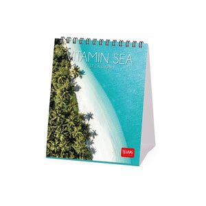 Legami - Calendario de Sobremesa Vitamin Sea 2027 - 12 x 14,5 cm