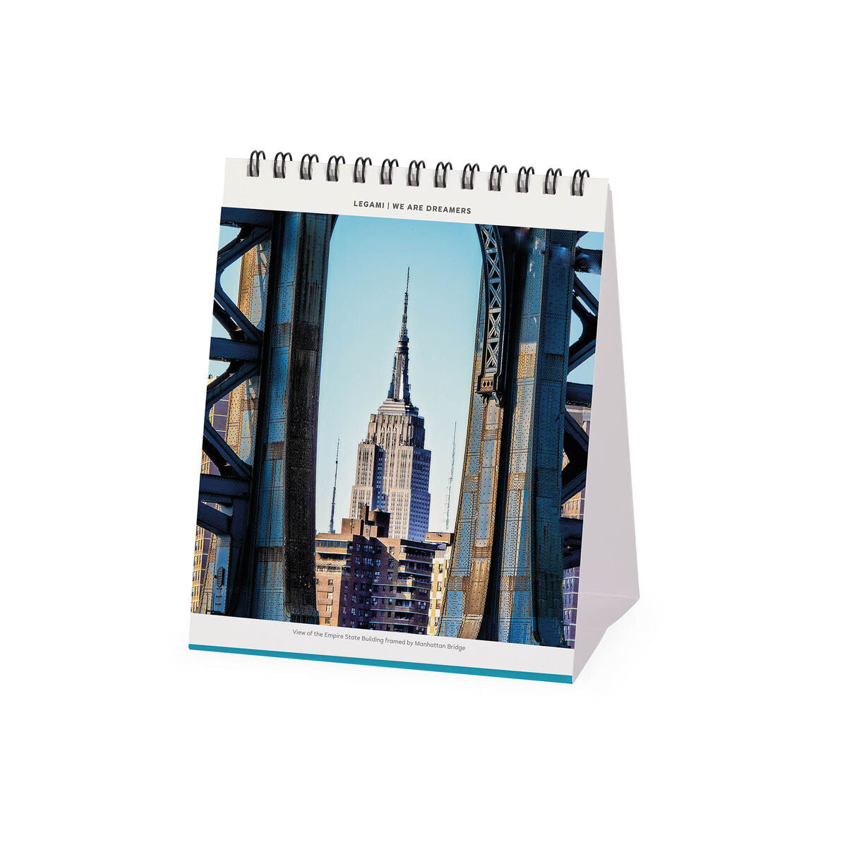 Legami - Calendario de Sobremesa New York 2027 - 12 x 14,5 cm