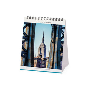 Legami - Calendario de Sobremesa New York 2027 - 12 x 14,5 cm