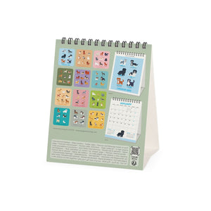 Legami - Calendario de mesa Dogs World 2027 - 12 x 14,5 cm