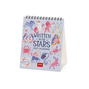 Legami - Calendario de mesa 2027 "Written in Stars" - 12 x 14,5 cm