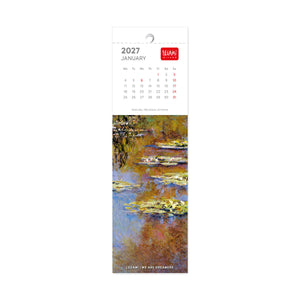 Legami - Monet 2027 Calendario Marcador de Página - 5,5 x 18 cm