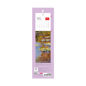 Legami - Monet 2027 Calendario Marcador de Página - 5,5 x 18 cm