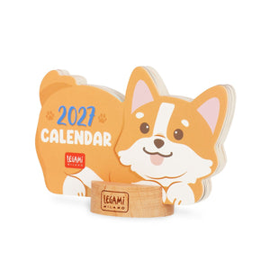 Legami - Calendario con base de madera - 2027