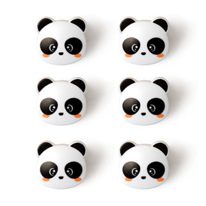 Legami - Juego de 6 clips para bolsas - Panda