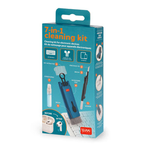 Legami - Kit de limpieza para dispositivos electrónicos - Kit de limpieza 7 en 1
