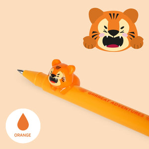 Legami - Adorno de animal de tigre "Grrreat Adventures" con bolígrafo - Cute Friends