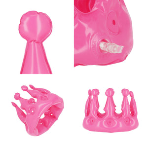 Legami - Corona Hinchable Rosa - Princesa - Princesa de fiesta